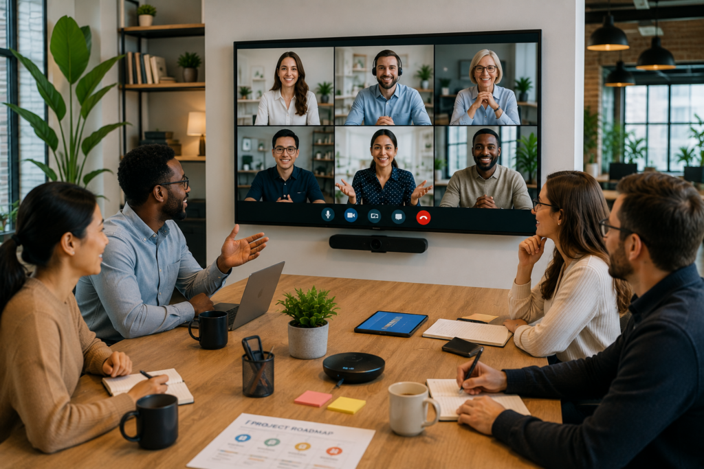 How Presentation Skills Strengthen Communication in Hybrid Teams