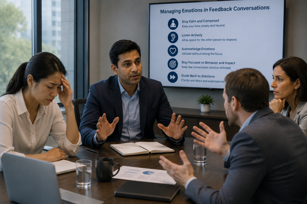 Managing Emotional Reactions during manager meeting