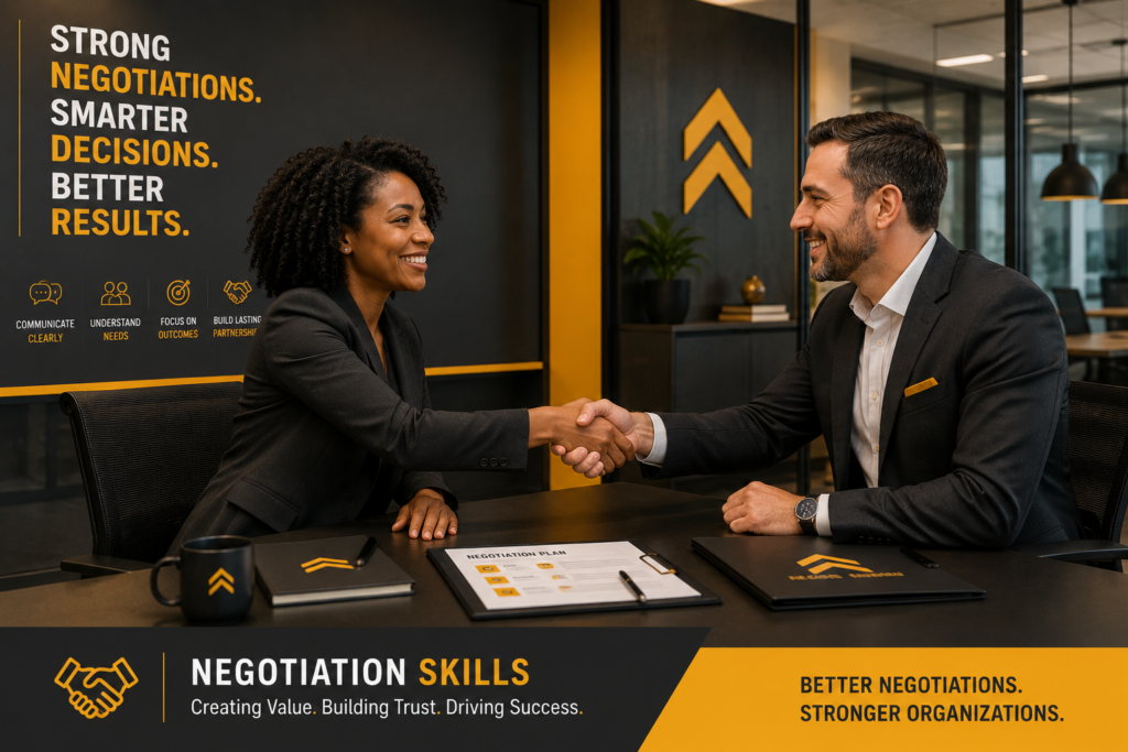 Successful negotiations at work